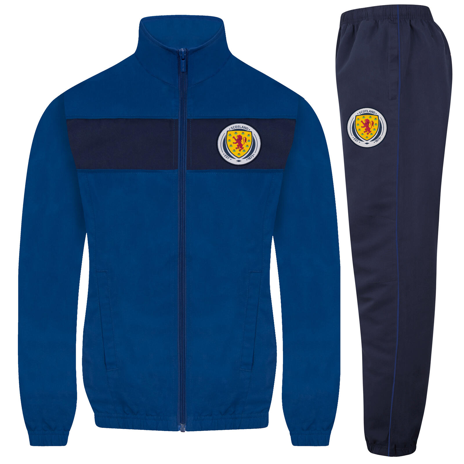 SCOTTISH FA Scotland Boys Tracksuit Jacket & Pants Set OFFICIAL Football Gift
