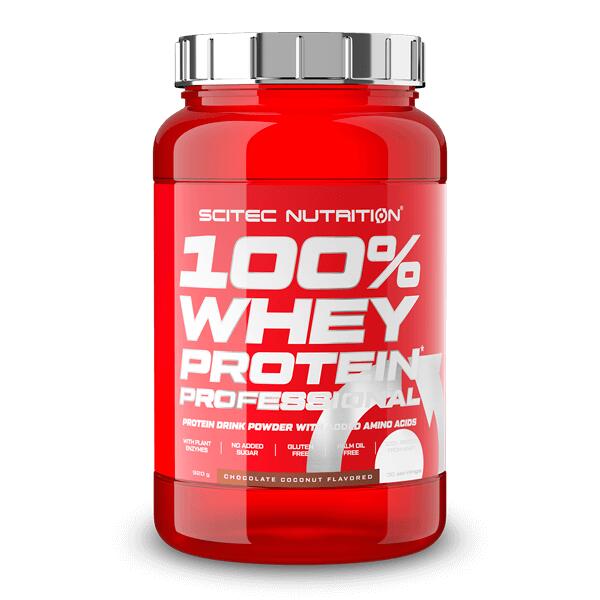 100% Whey Protein Professional - 920g Chocolate Blanco de Scitec Nutrition 4/6