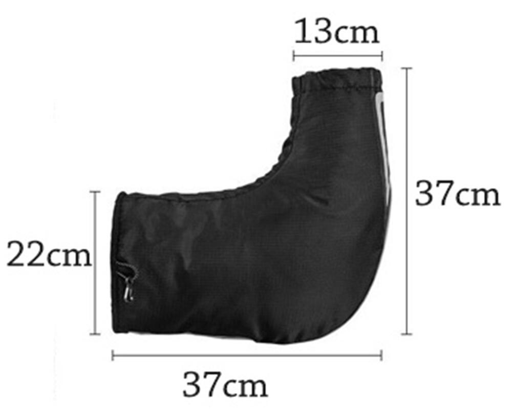 Manchons de Guidon Hiver Coupe-vent Imperméable Réfléchissant VTT Vélo 7/7