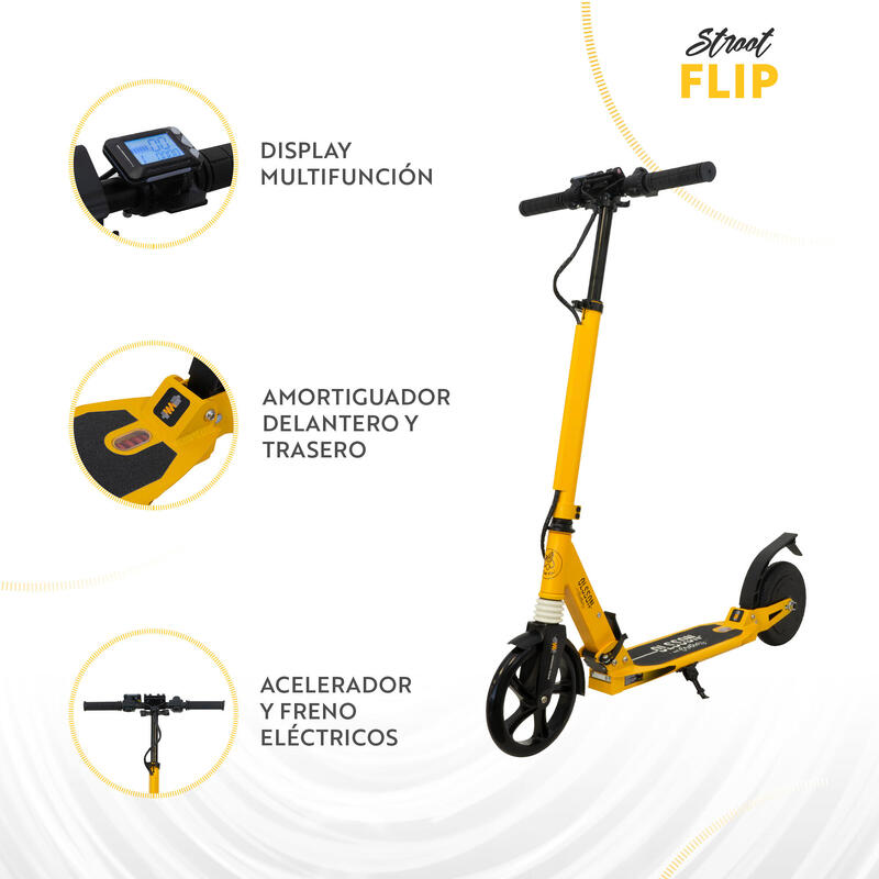 Trotinete eléctrica para crianças -  Flip 8"