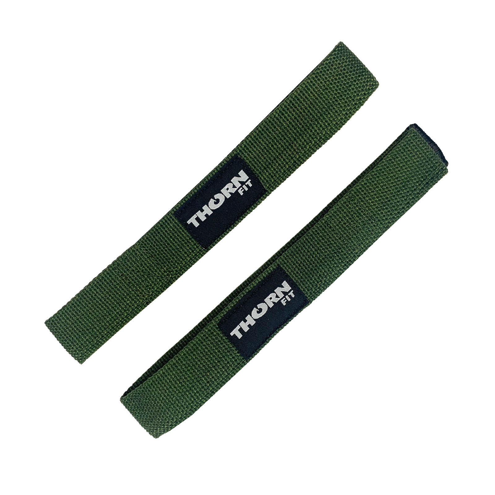 Paski do podnoszenia ciężarów THORN FIT Lifting straps cotton army green 3/3