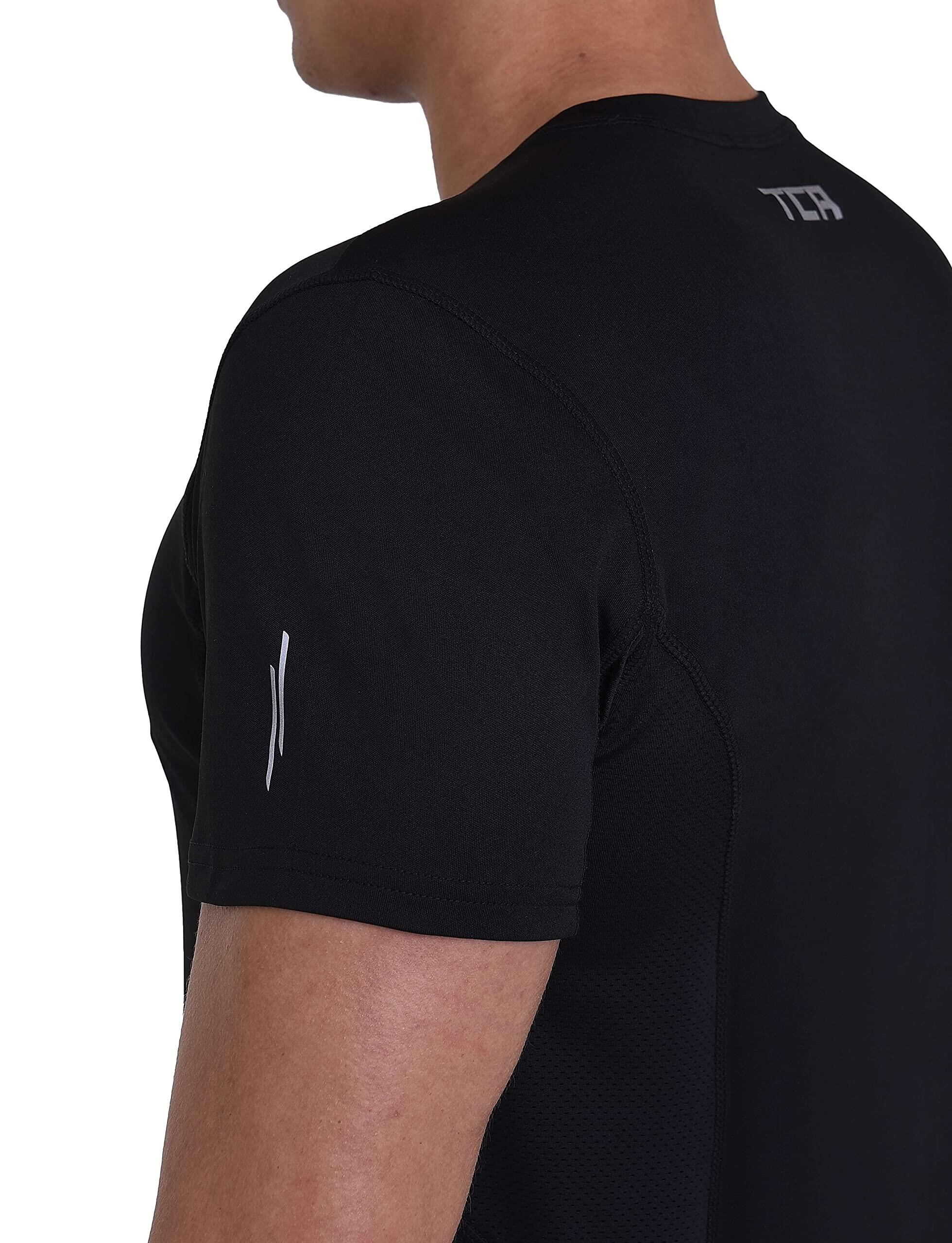 Men's Atomic Quick Dry Running T-Shirt - Black Stealth 3/6