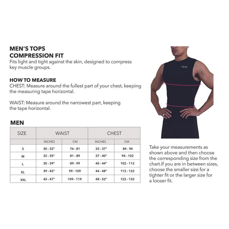 Heren hyperfusie baselayer vest top