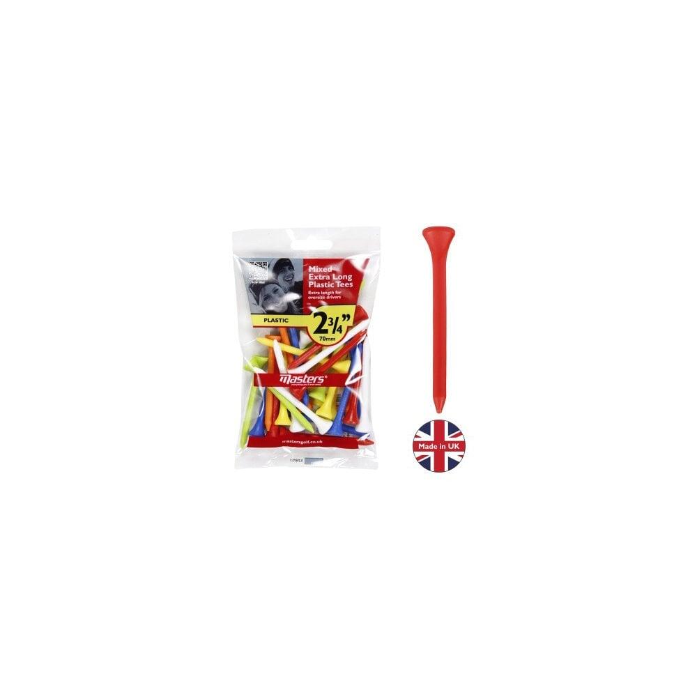 MASTERS GOLF Masters Plastic Tees 2 3/4 Orange - 30 Pack
