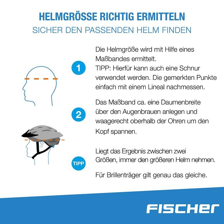 Kask rowerowy dziecięcy Fischer Dolphin XS/S z oświetleniem