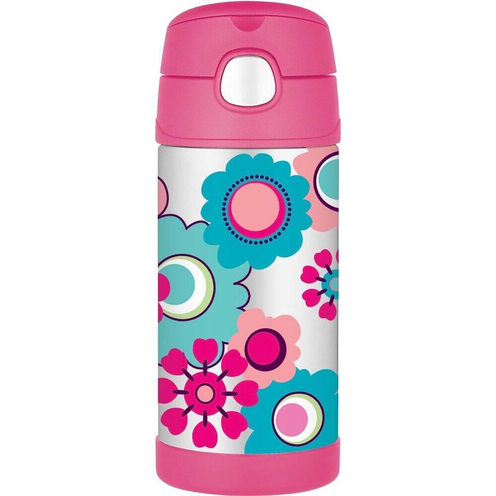 THERMOS FUNtainer Insulated Hydration Bottle with Straw