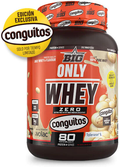 BIG BIG - Only Whey - Proteína Whey x 1 Kg - Sem açúcares adicionados