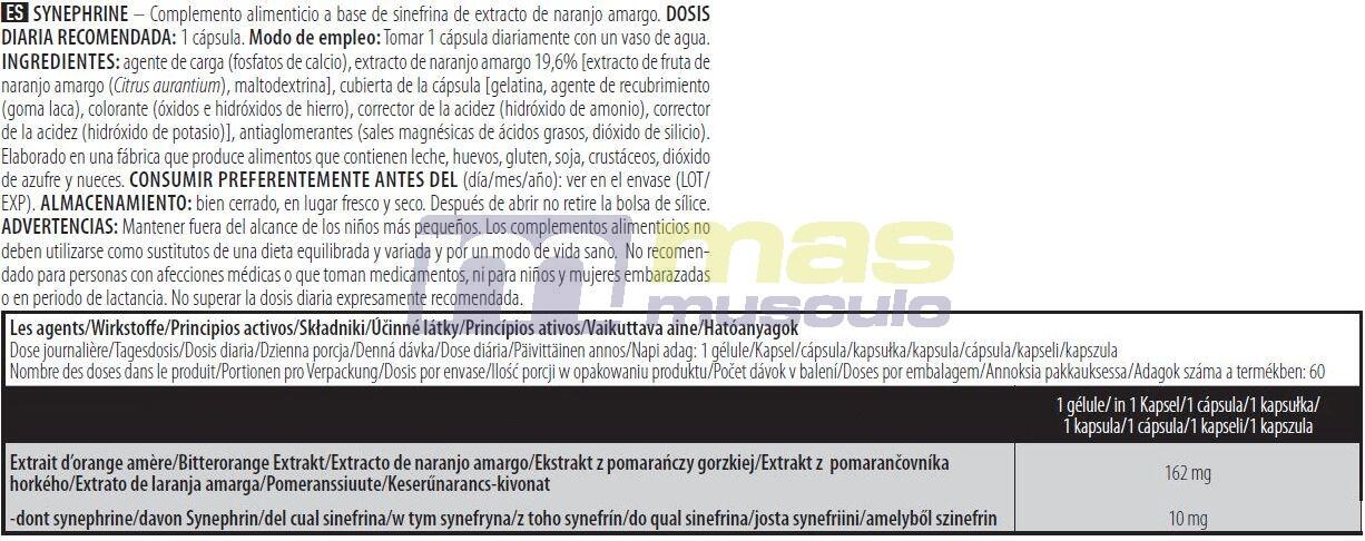 Synéphrine - Synephrine - 60 Gélules 5/5