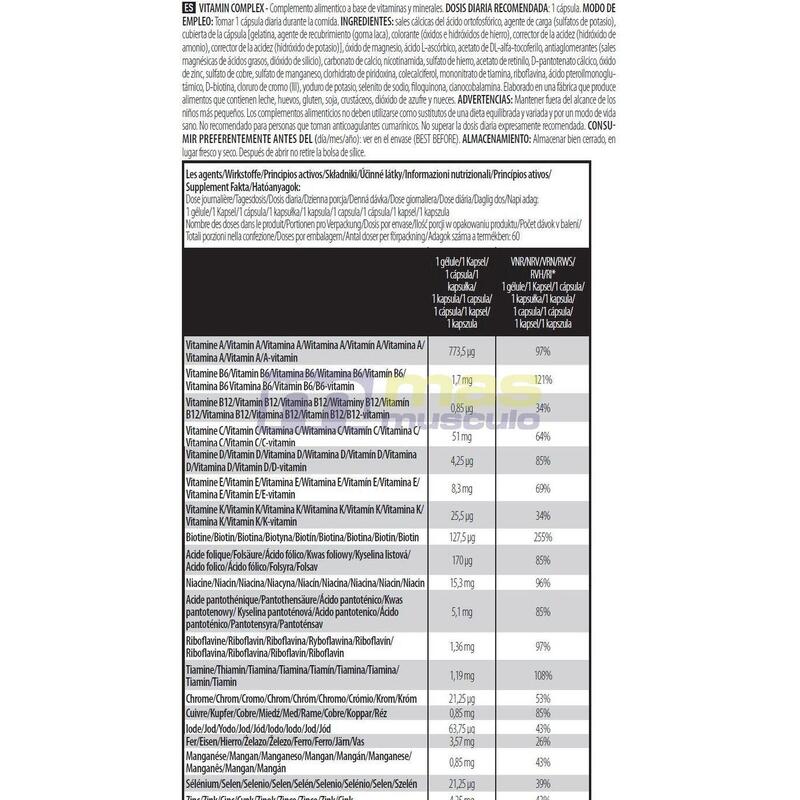 BioTechUSA Vitamin Complex 60 caps