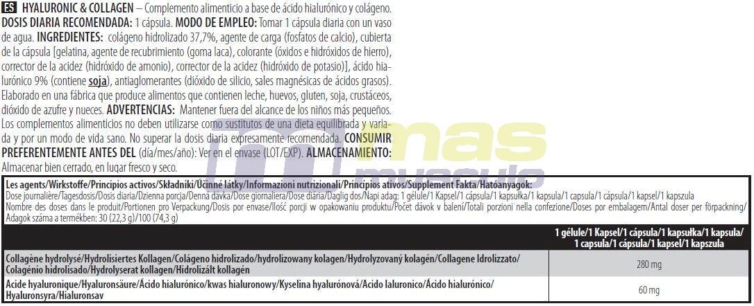 Hyaluronic & Collagene (30 Caps) - 4/4