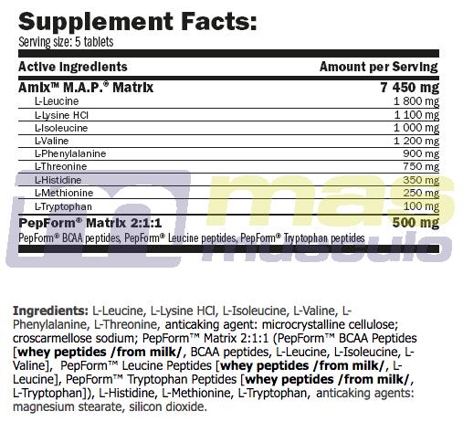M.A.P. Muscle Amino Power - 150 Compresse Serie AmiXpro® 5/5