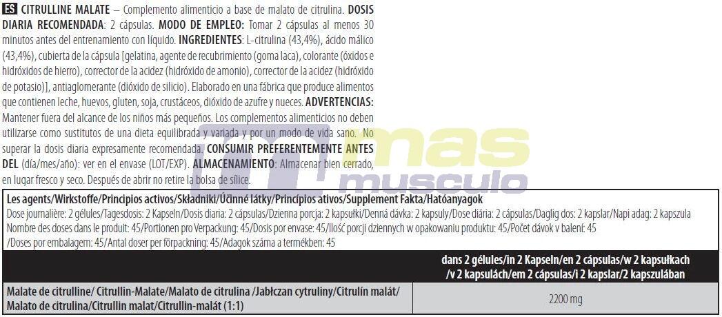 BiotechUSA Citrulline Malate 90 caps 4/4