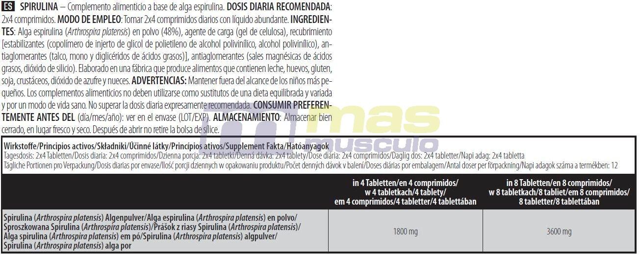 Spiruline - Spirulina - 100 Comprimés 5/5
