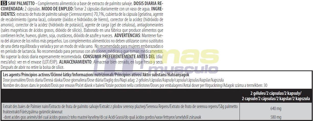 Boosters De Testo | Saw Palmetto (60 Caps) 4/4