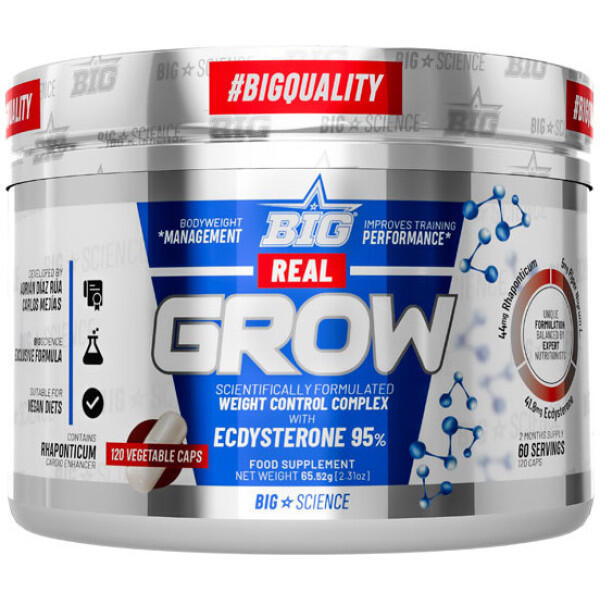 Real grow - 120 capsules de BIG Exclusivo Online      34,90€  Preço por quantidade 99,72€kg BIG Real grow - 120 capsules de BIGVendido e expedido por: Masmusculo    