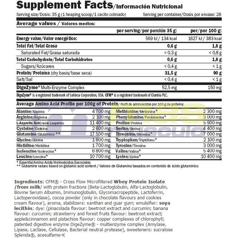 Amix IsoPrime CFM Isolate Protein 1 Kg