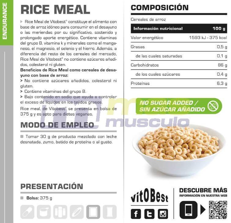 Fit Food Rice Meal 375 Gr  - Vitobest 3/3