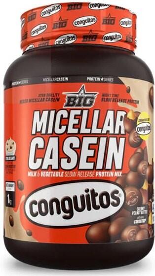 BIG Micellar casein conguitos - 1kg Congitos de chocolate ao leite da BIG