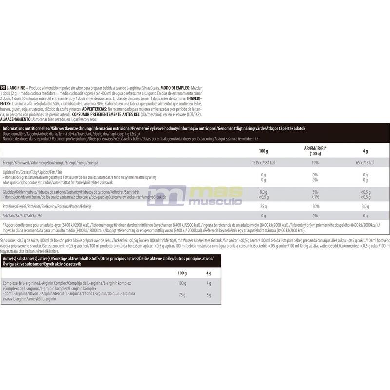 BioTechUSA L-Arginina Polvo 300 gr