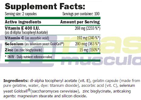 Amix GreenDay Vitamin E 400 I.U. LIFE+ 200 caps 3/3