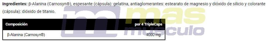 Bêta alanine 1000 - 100 capsules de VitoBest 4/4