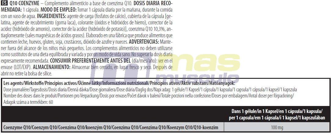 Antioxidanten - Q10 Co-enzym (60 Capsules) 4/4