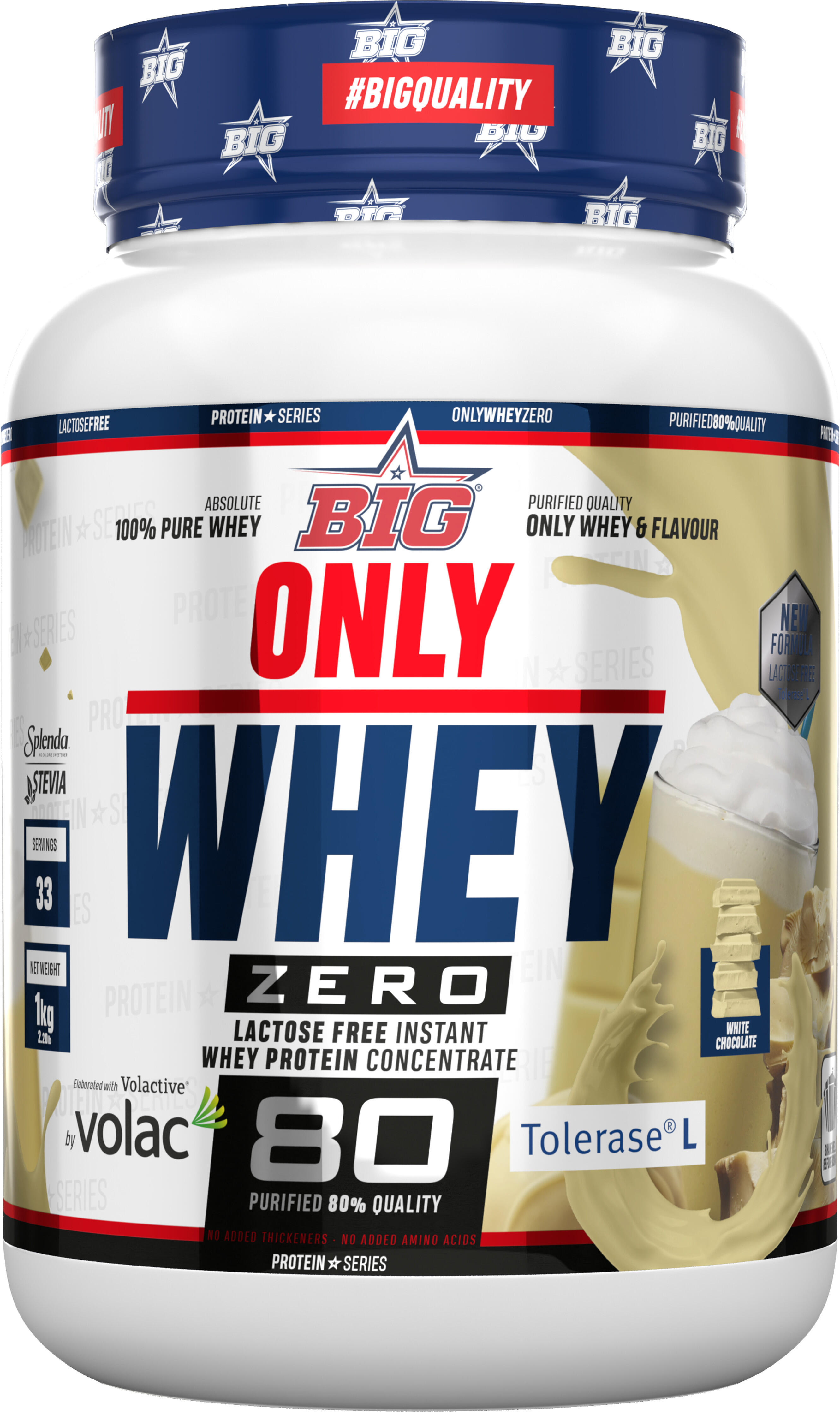 BIG Only whey - 1kg Chocolate Branco da BIG
