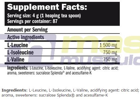 Amix BCAA Elite Rate Powder 350 gr 4/4