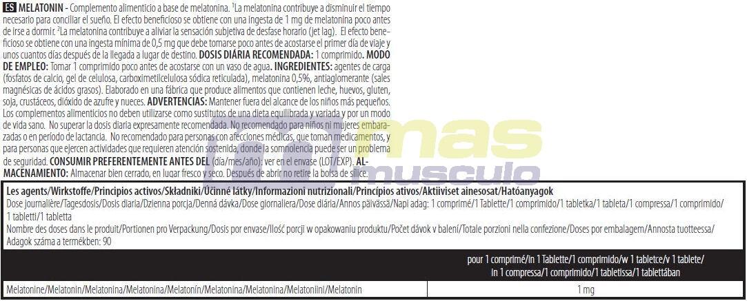 Mélatonine - Melatonin - 90 Comprimés 5/5