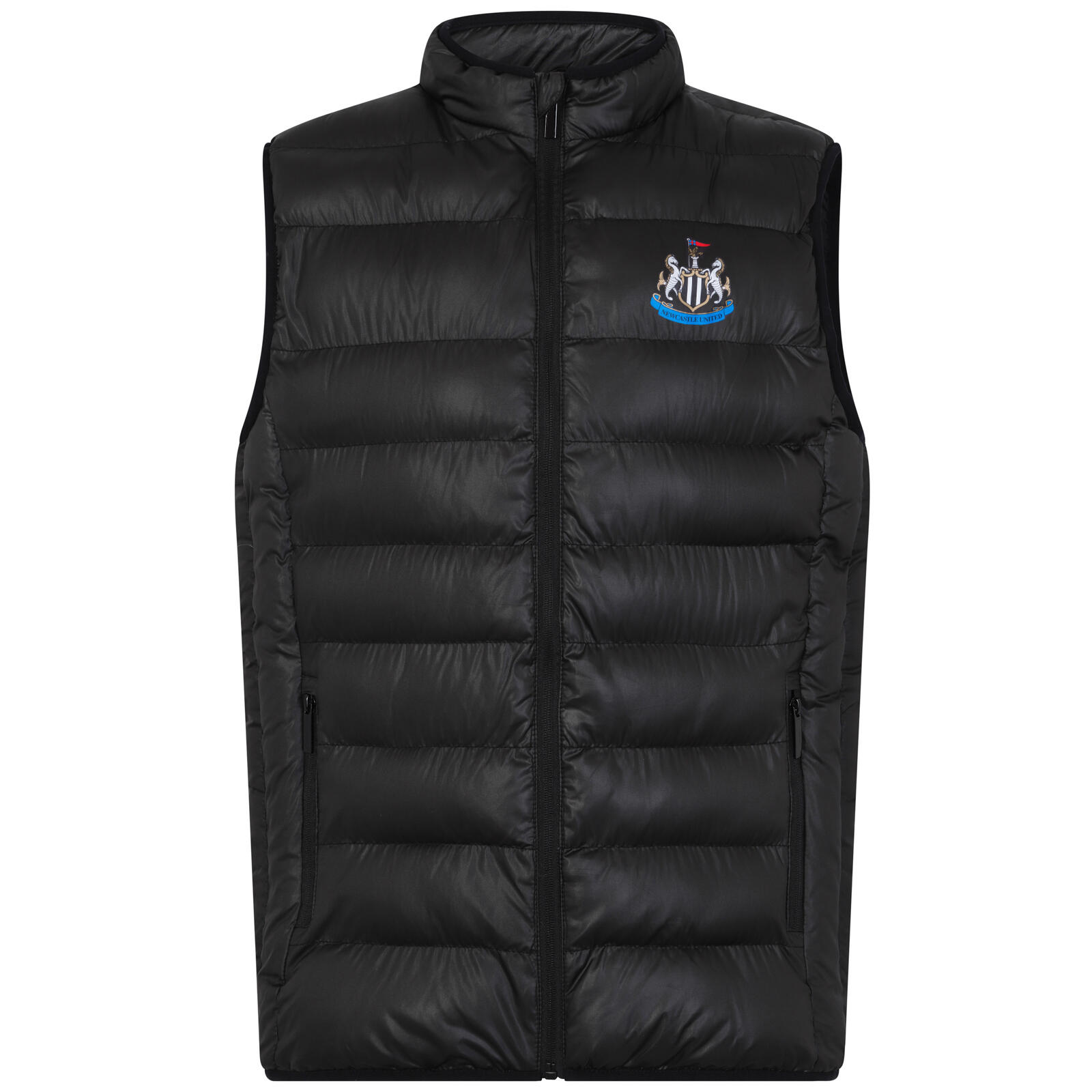 NEWCASTLE UNITED Newcastle United Mens Gilet Jacket Body Warmer Padded OFFICIAL Football Gift