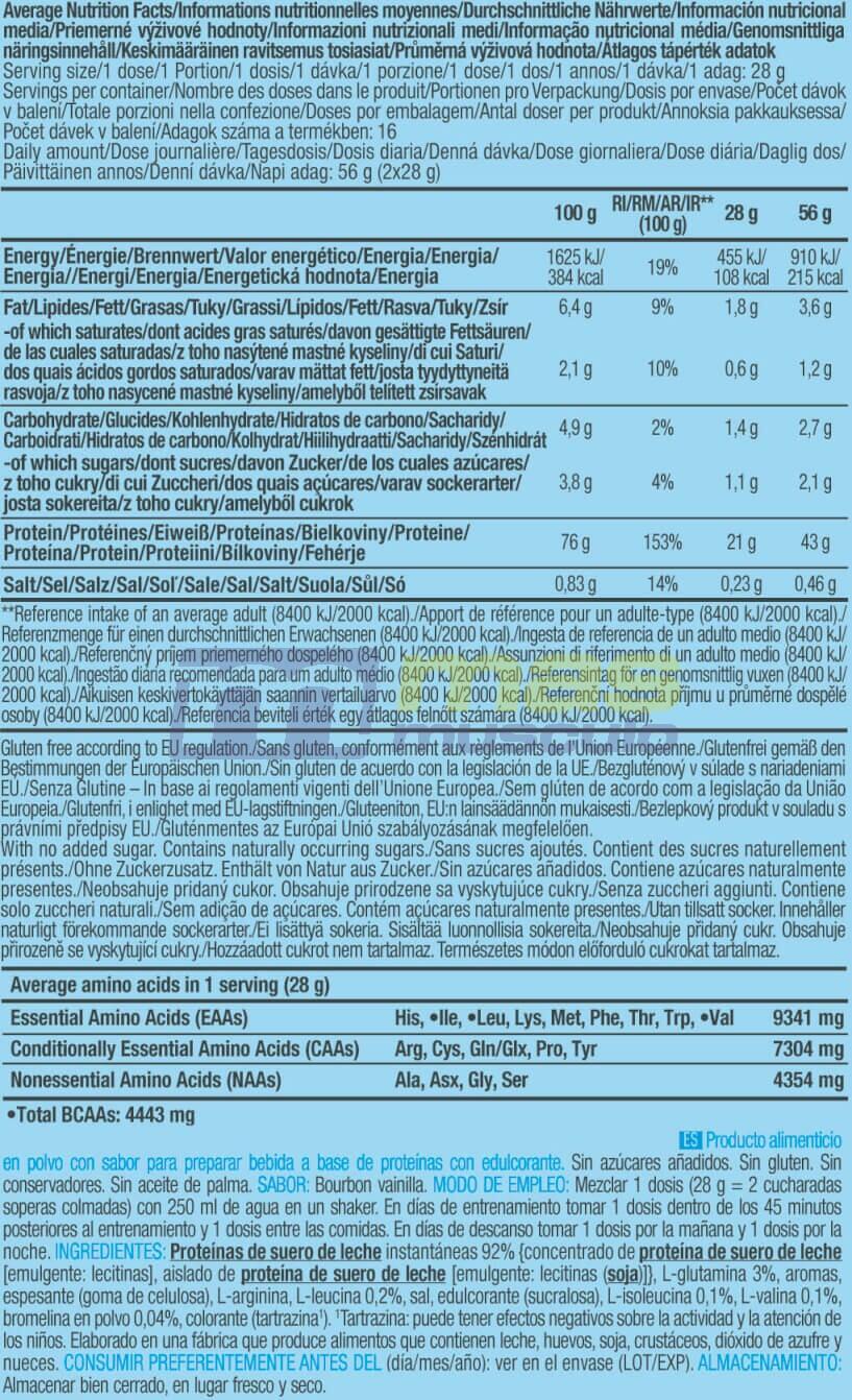Wei-eiwit - 100% Pure Wei (454g) - Vanille 5/5