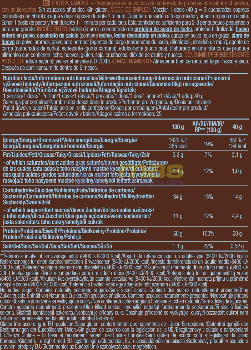 Tortitas Proteínicas - Proteína En Polvo Para Tortitas (1kg) - Chocolate 6/6