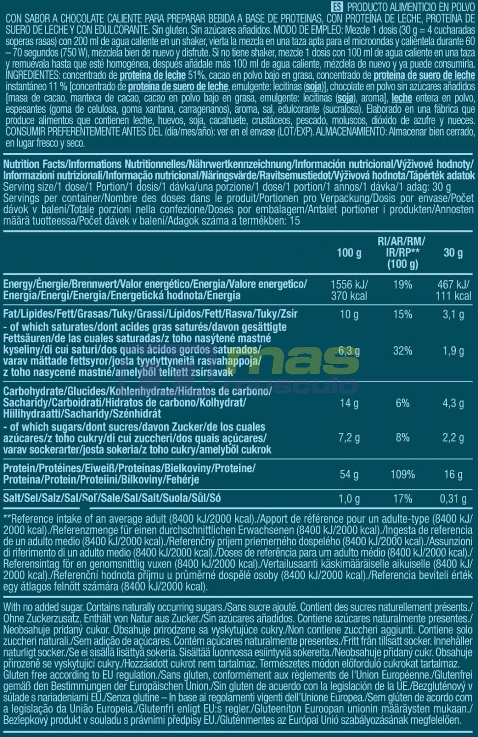 Préparation protéinée - Hot Chocolate - Chocolat 450g 4/4