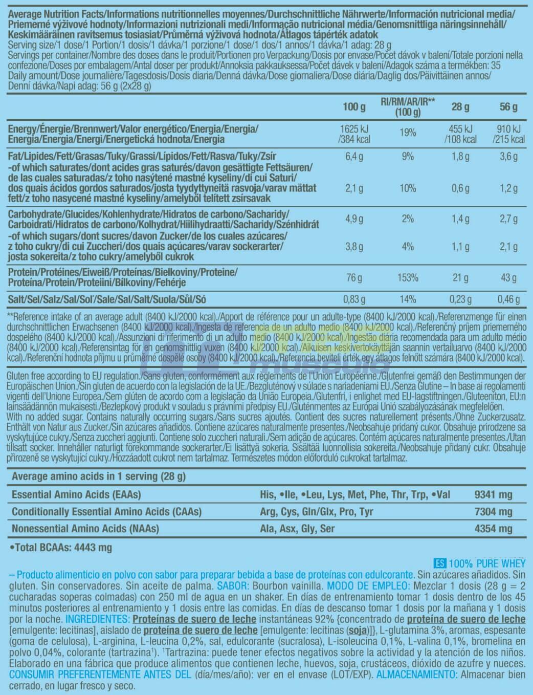 BioTech 100% Pure Whey 1000g 6/6