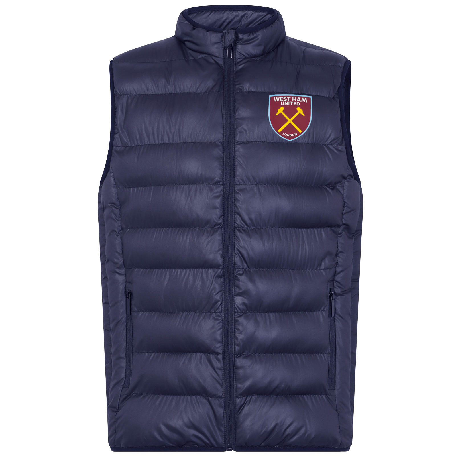 WEST HAM UNITED West Ham United Mens Gilet Jacket Body Warmer Padded OFFICIAL Football Gift