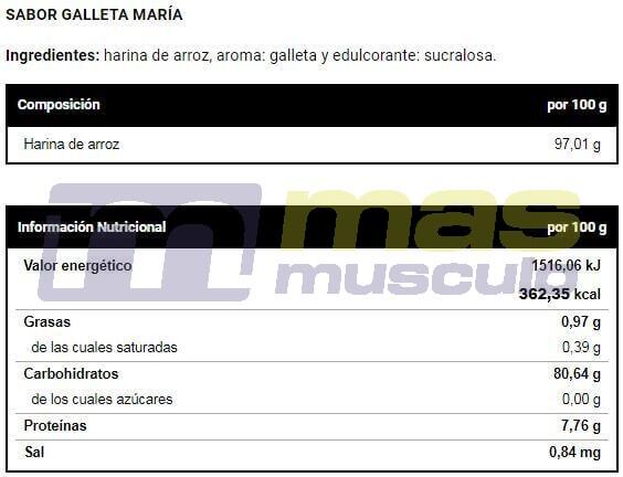 Harina de arroz 1 Kg Galleta María 5/5