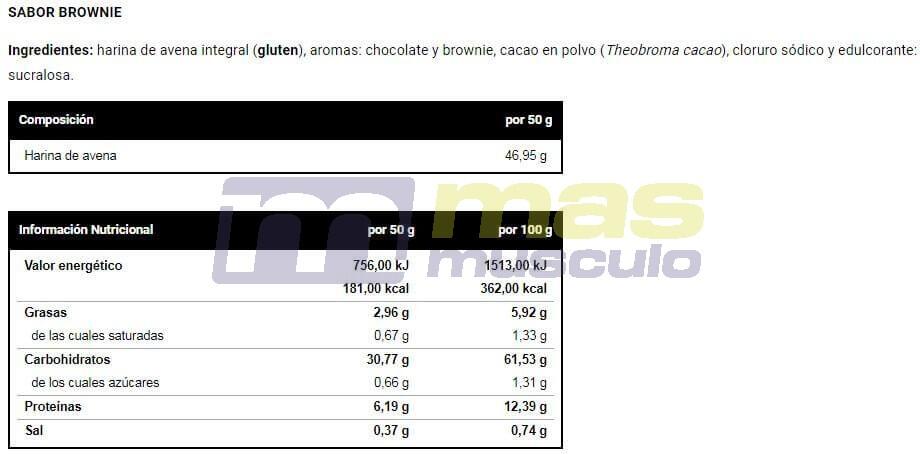 Havermoutmeel - 1 kg VitoBest Brownie 4/4