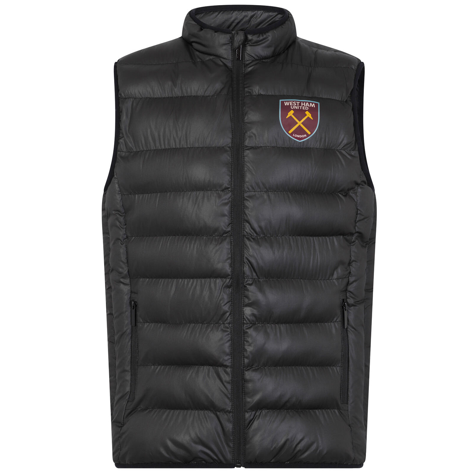 WEST HAM UNITED West Ham United Boys Gilet Jacket Body Warmer Padded Kids OFFICIAL Football Gift