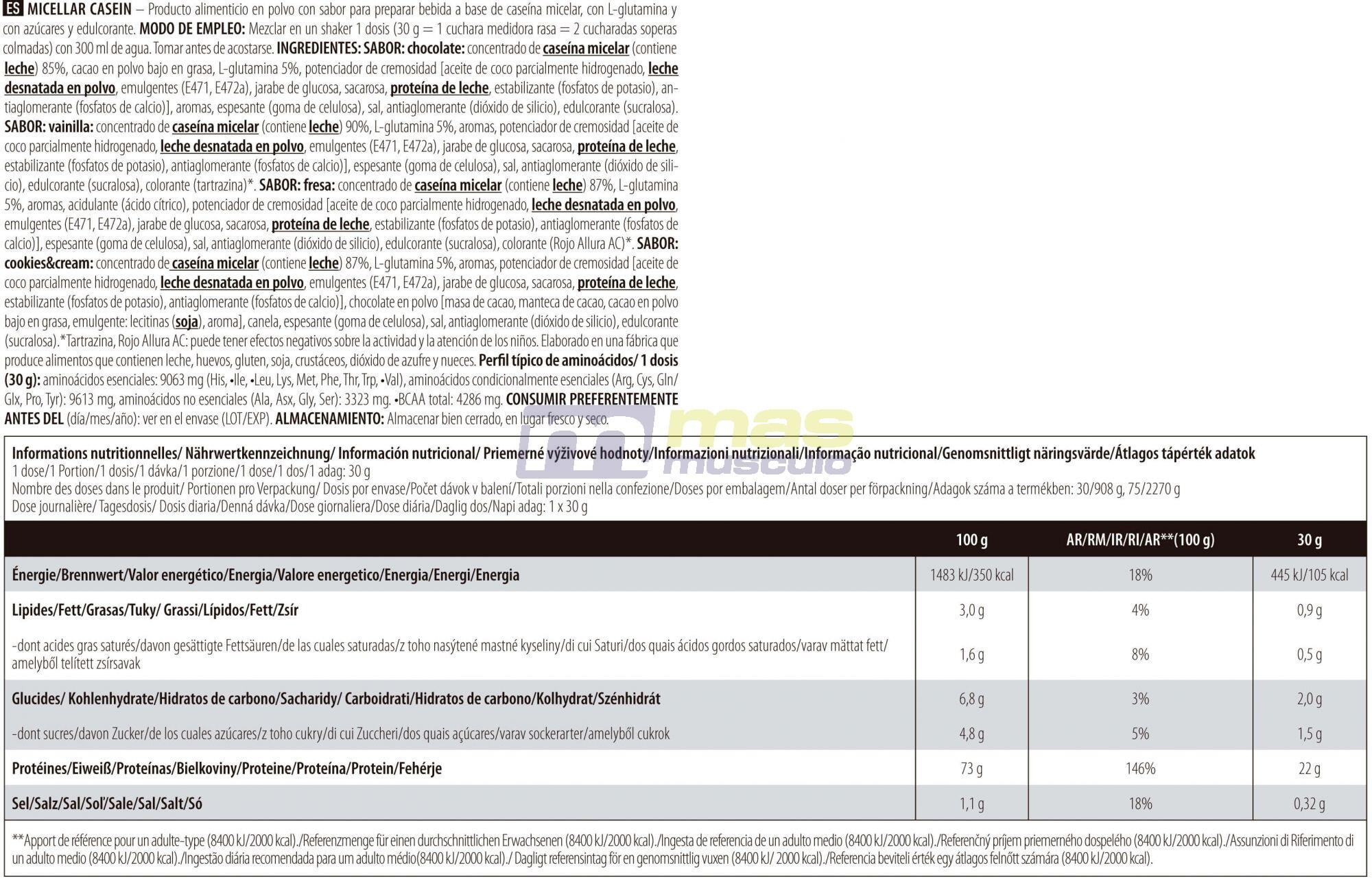 Micellar Casein 908 Gr Fresa 5/5