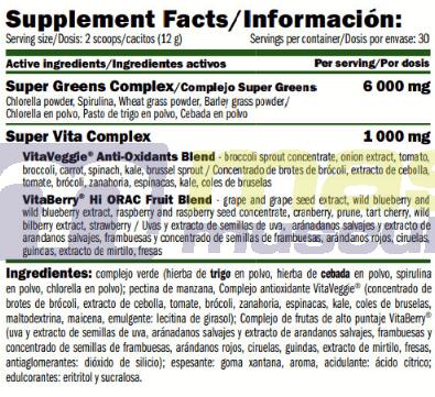 Super Greens Smooth Drink - 360g Pomme Verte de Amix Nutrition 4/4