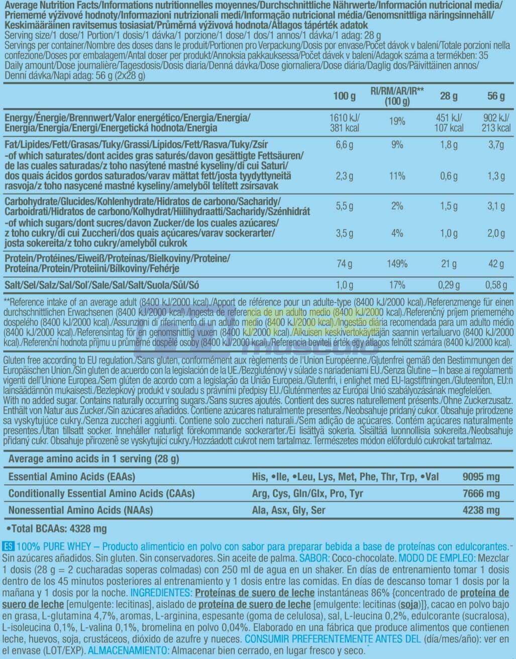 100 % reine Molke – 1 kg Erdbeere von Biotech USA 5/5