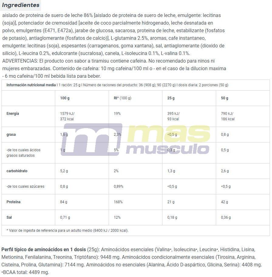 Whey Isolate | Iso Whey Zero (908g) | Tiramisu 4/4