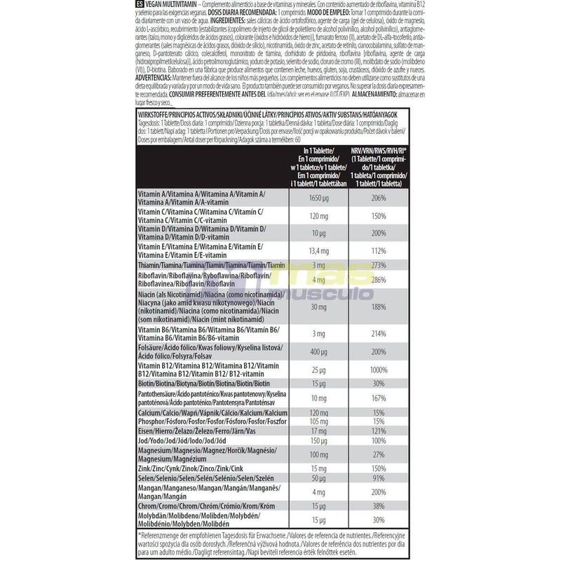 Biotech Usa Vegan Multivitamin 60 Caps