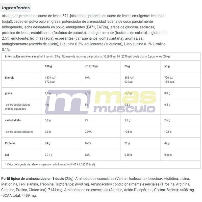 ISO WHEY ZERO (908g) | Noisette