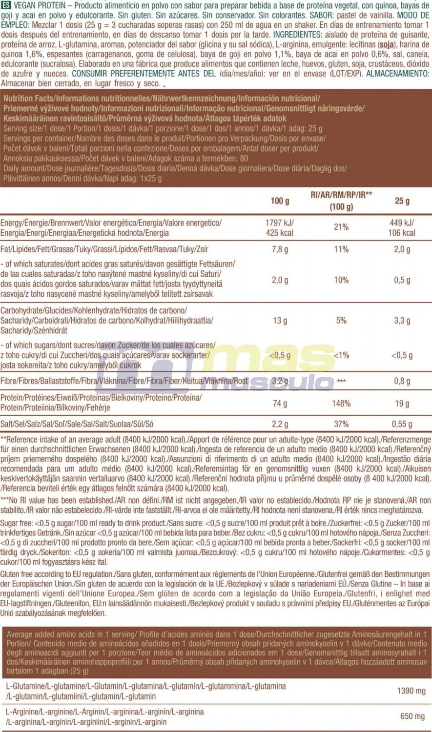 Proteina vegana - Vegan Protein - Biscotto alla Vaniglia 5/5