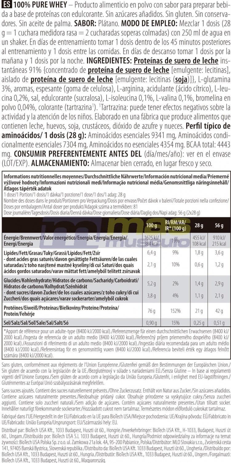 100% PURE WHEY (2.27KG) 6/6