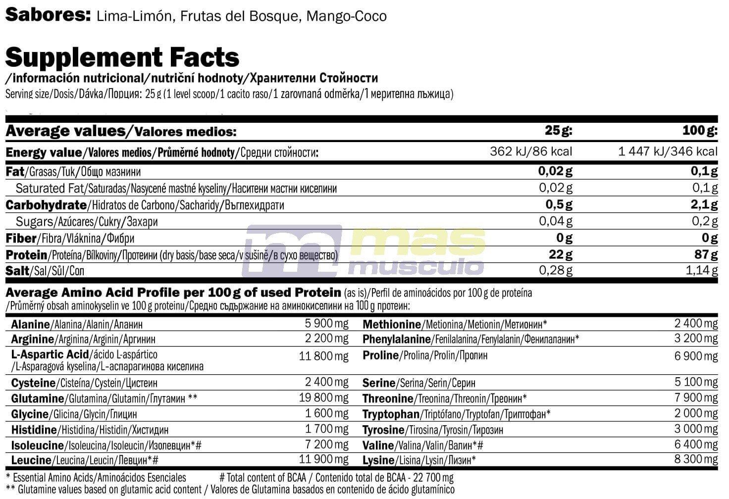 Clear iso whey - 500g Manga e coco da Amix Nutrition 3/3