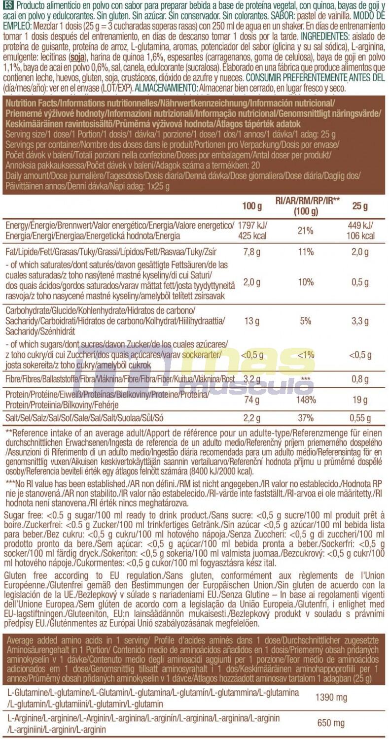 Protéine vegan - Vegan Protein - Biscuit à la Vanille 6/6