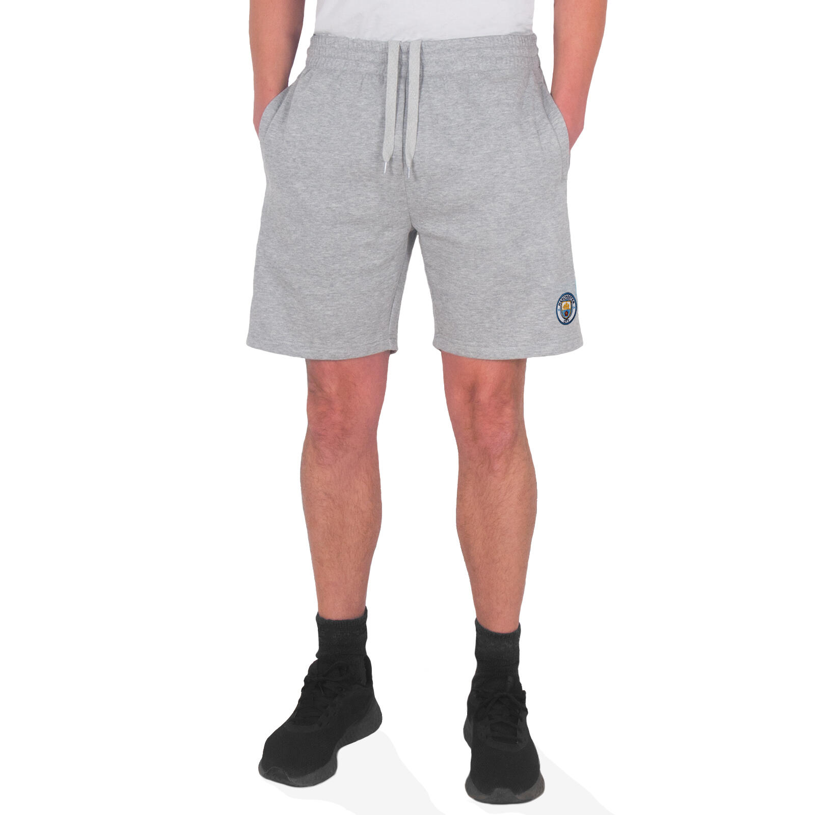 MANCHESTER CITY Manchester City Mens Shorts Jogger Fleece OFFICIAL Football Gift