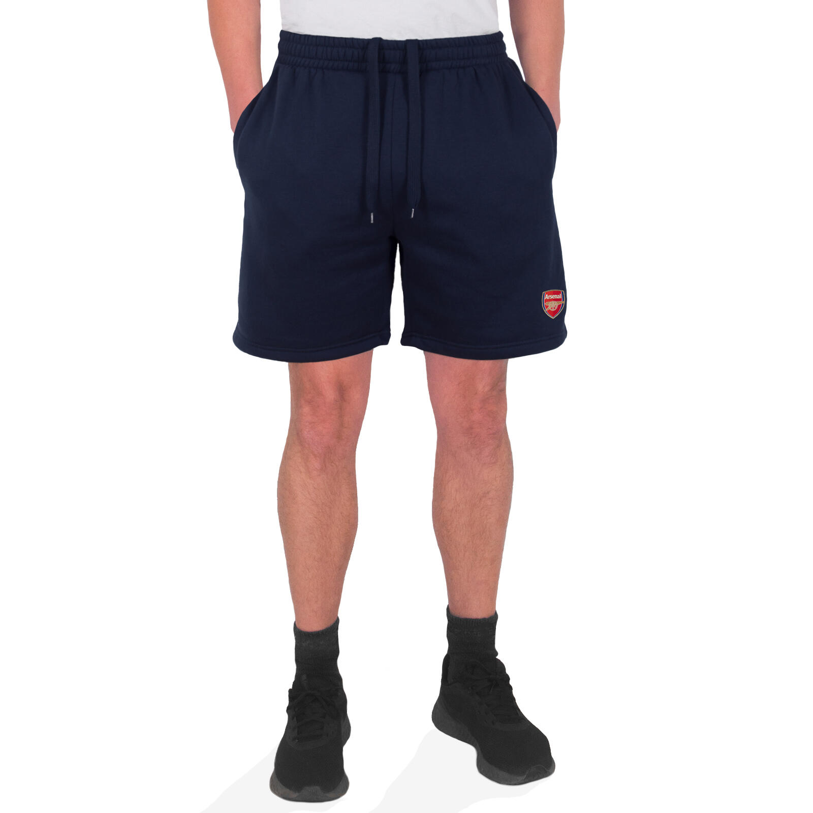 ARSENAL Arsenal FC Mens Shorts Jogger Fleece OFFICIAL Football Gift